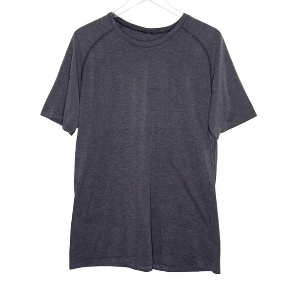 Lululemon XL Mens Metal Vent Tech Short Sleeve Shirt Gray Outdoor Running Sport - Picture 1 of 8